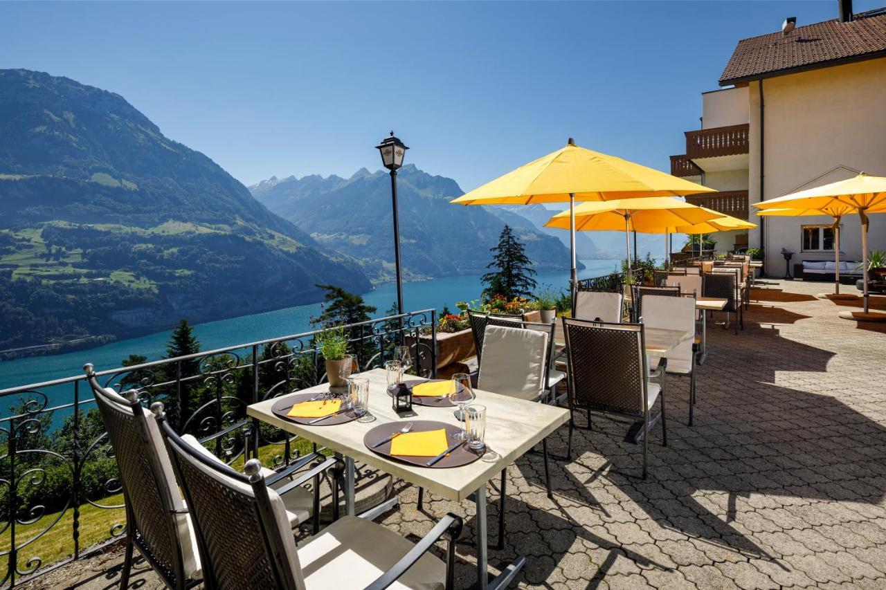 Hotel Und Naturhaus Bellevue Seelisberg Exterior foto