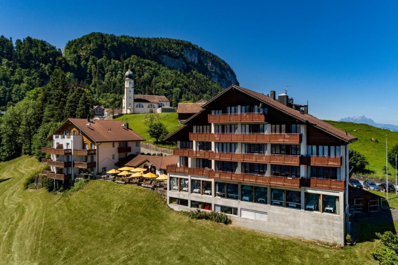 Hotel Und Naturhaus Bellevue Seelisberg Exterior foto